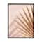 Stupell Industries Palm Frond Photograph Expressive Tropical Plant Sun Bleached Framed Wall Art